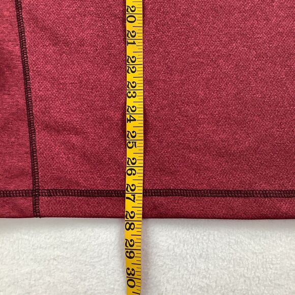 Pebble Beach Men’s Medium Performance 1/4 Zip Pullover Long Sleeve Burgundy Golf - Picture 7 of 16